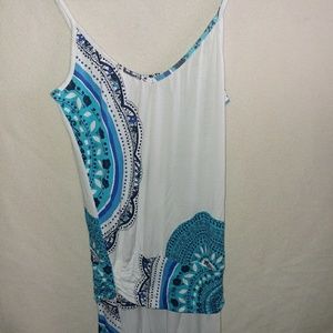 Women's lascana summer strap draped dress size 4